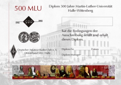 Abbildung Diplom 500 MLU